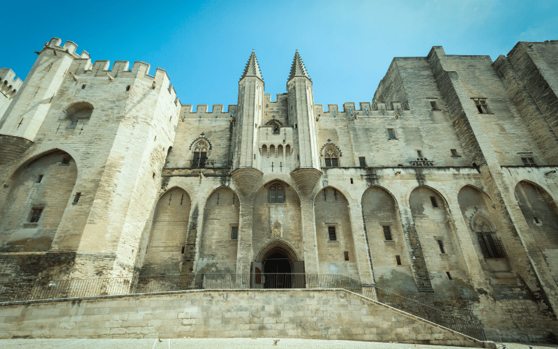 The Majestic Palais des Papes in Avignon