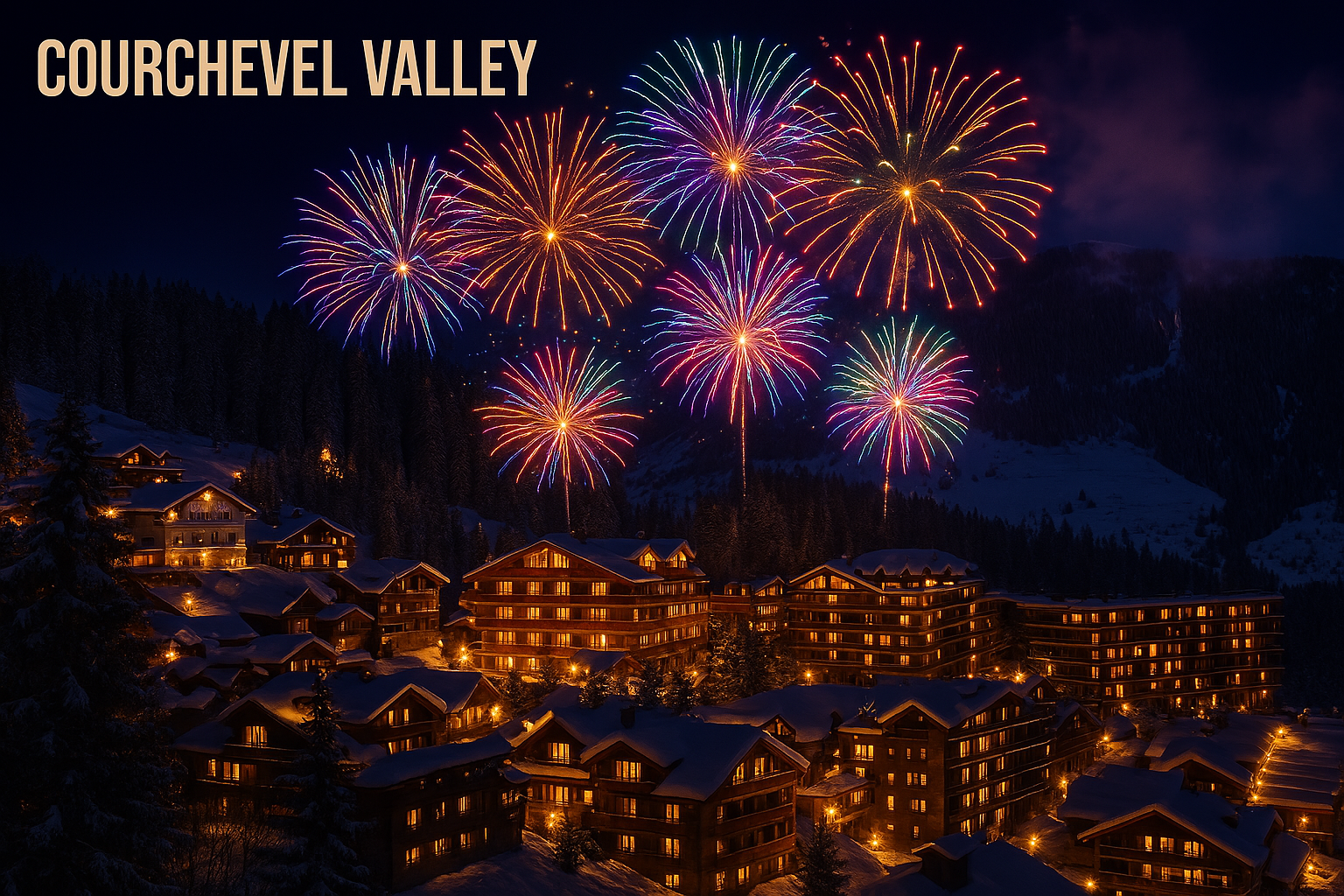 Illuminating the Alpine Skies: The Enchanting Pyrotechnic Art Festival of Courchevel